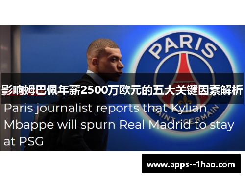 影响姆巴佩年薪2500万欧元的五大关键因素解析